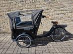 Babboe Curve-E (2021) Zwart | 450Wh | 1800 km, Fietsen en Brommers, 4 kinderen of meer, Huif, Zo goed als nieuw, Ophalen