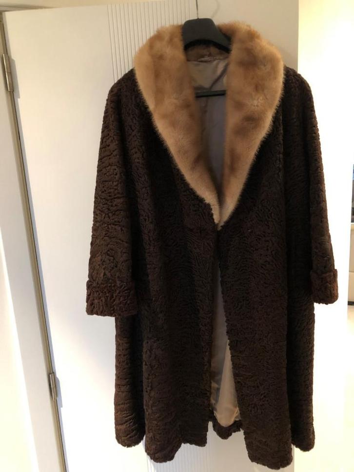 Manteau en fourrure d'Astrakan ÉTAT NEUF ! ! !, Vêtements | Femmes, Vestes | Hiver, Neuf, Taille 42/44 (L), Noir, Enlèvement