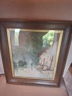 Aquarel  Henri Stacquet prima staat, Antiek en Kunst, Kunst | Schilderijen | Klassiek, Ophalen of Verzenden
