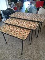 Vintage 60'ies roltafeltjes, Huis en Inrichting, Ophalen