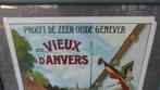 Reclame affiche 'De Poldenaar' Vieux Anvers, Verzamelen, Ophalen of Verzenden, Zo goed als nieuw, Reclamebord