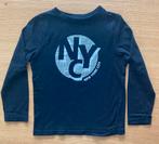 T-shirt à longues manches noir NYC - 6 ans - 2€, Kinderen en Baby's, Zo goed als nieuw, Jongen