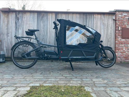 ::58KM:: Riese & Müller Load4 75 Vario Bakfiets, Fietsen en Brommers, Elektrische fietsen, Zo goed als nieuw, Riese & Müller, 50 km per accu of meer