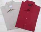 vintage Prada hemd (donkerrood), Ophalen of Verzenden, Beige