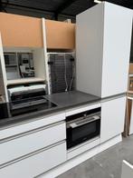 Prachtige Hoekkeuken Wit + Apparatuur + GEDEMOMTEERD, Wit, Hoekkeuken, Ophalen of Verzenden, Hoogglans of Gelakt