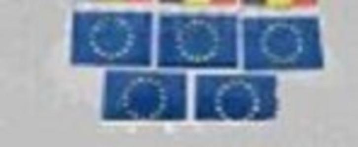 Nieuwe Europese stickers 8 x 4,5 cm, Verzamelen, Stickers, Ophalen of Verzenden