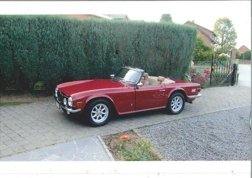 Triumph TR6, Auto's, Oldtimers, Particulier, Mistlampen, Radio, Triumph, Benzine, Cabriolet, 2 deurs, Handgeschakeld, Rood, Beige