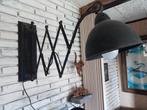 metalen uitrekbare muurlampen , vintage style, Enlèvement ou Envoi