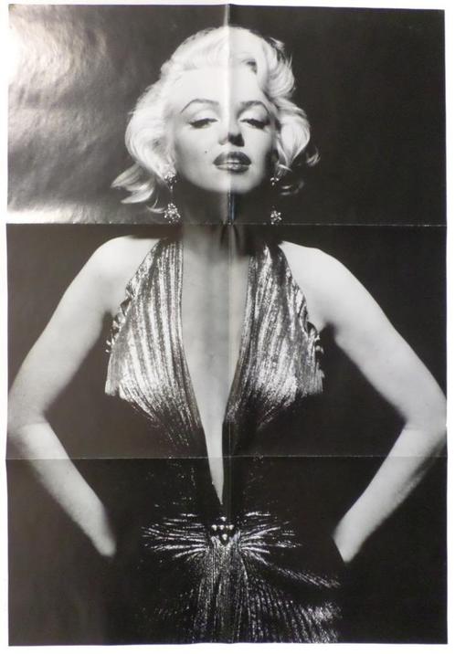 Marilyn Monroe Affiche Poster, Verzamelen, Posters, Zo goed als nieuw, Film en Tv, A1 t/m A3, Rechthoekig Staand, Ophalen