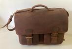 Ruitertas model 2158, Handtassen en Accessoires, Bruin, Zo goed als nieuw, Leer, Ophalen