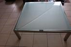 Salontafel, 100 à 150 cm, Moins de 50 cm, Verre, Carré