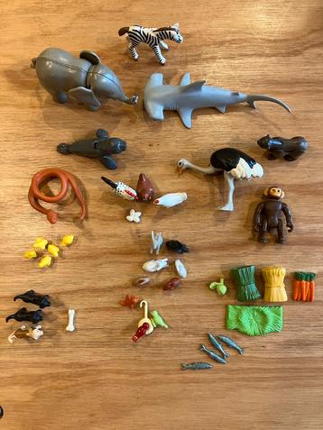 Playmobil dieren en voedsel beschikbaar voor biedingen