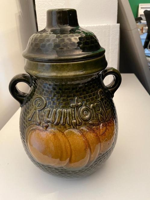 Duitse Rumtopf, geglazuurde keramische pot met deksel 821-32, Antiek en Kunst, Antiek | Keramiek en Aardewerk, Ophalen
