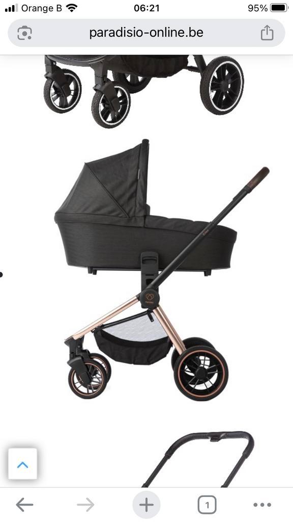 Kinderwagen - buggy, Kinderen en Baby's, Buggy's, Gebruikt, Overige merken, Duomodel, Regenhoes, Verstelbare rugleuning, Voetenzak