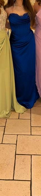 Prachtig koningsblauw avondjurk maat S, Kleding | Dames, Ophalen, Zo goed als nieuw, Maat 36 (S)