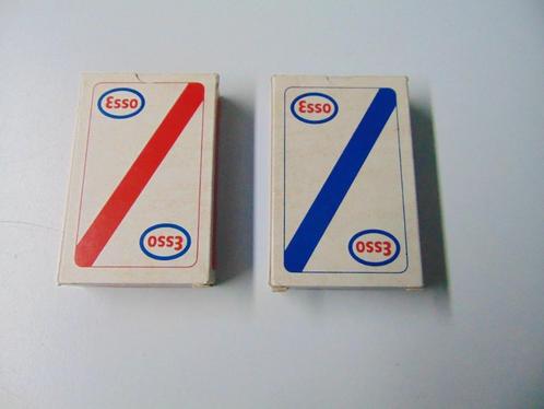 2 pakken Esso speelkaarten, Verzamelen, Merken en Reclamevoorwerpen, Zo goed als nieuw, Gebruiksvoorwerp, Ophalen of Verzenden