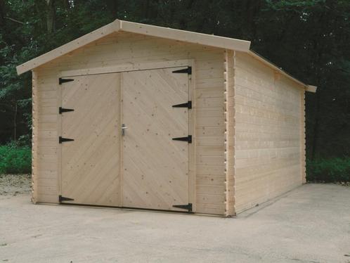 Tuinhuis-Blokhut garage traditioneel houten poort (S8331): 3, Hobby en Vrije tijd, Overige Hobby en Vrije tijd, Nieuw, Verzenden