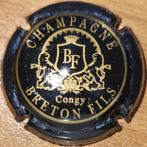 Capsule Champagne BRETON FILS noir & or nr 05, Collections, France, Champagne, Enlèvement ou Envoi, Neuf