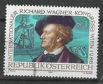 Oostenrijk 1986 - Yvert 1678 - Richard Wagner (ST), Timbres & Monnaies, Timbres | Europe | Autriche, Affranchi, Envoi