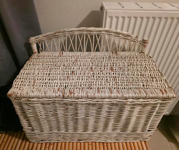 Boîte de rangement en osier, Enlèvement, Comme neuf