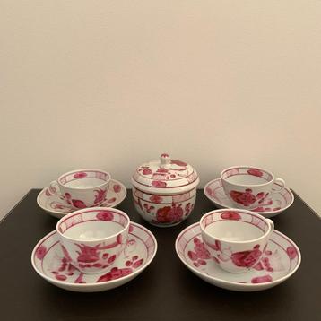 Service à Thé / Café Ancien en Porcelaine, Enlèvement ou Envoi