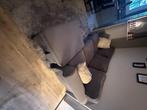Ikea ektorp zetel + poef, Huis en Inrichting, Ophalen, Hoekbank, Driepersoons, 75 tot 100 cm