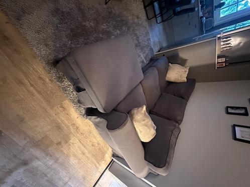 Ikea ektorp zetel + poef, Huis en Inrichting, Zetels | Zetels, Zo goed als nieuw, Hoekbank, Driepersoons, 200 tot 250 cm, 75 tot 100 cm