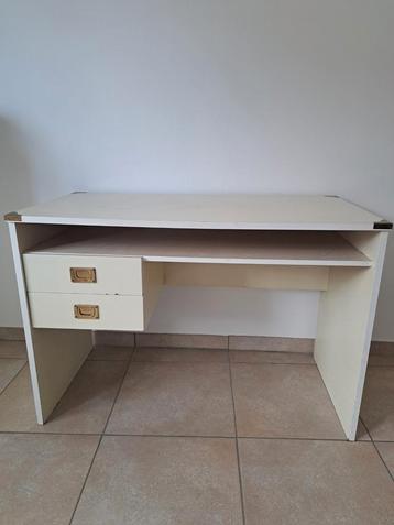 Joli bureau robuste avec 2 tiroirs