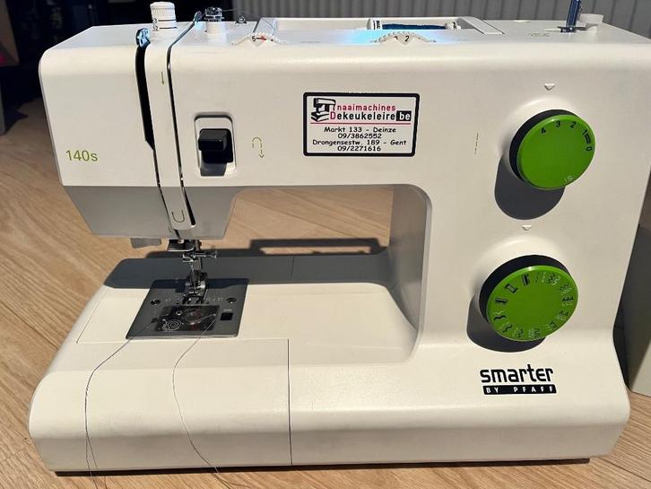 Naaimachine Pfaff 140s groen, Hobby en Vrije tijd, Naaimachines en Toebehoren, Zo goed als nieuw, Naaimachine, Pfaff, Ophalen