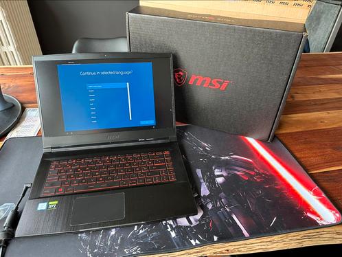 MSI Gaming GF, Informatique & Logiciels, Ordinateurs portables Windows, Comme neuf, 15 pouces, SSD, 2 à 3 Ghz, 16 GB, Gaming, Enlèvement ou Envoi