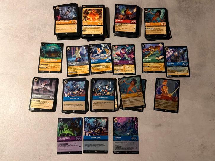 Lorcana kaartjes set 10 Whispers in the Well, Hobby en Vrije tijd, Verzamelkaartspellen | Magic the Gathering, Nieuw, Meerdere kaarten