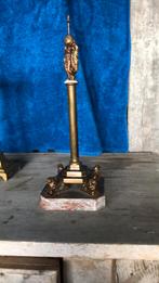 Kruisbeeld koper op marmeren voet, Antiek en Kunst, Ophalen