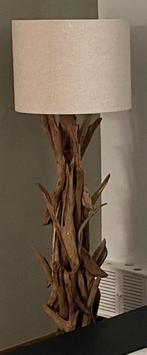 Landelijke vloerlamp, Huis en Inrichting, Lampen | Vloerlampen, Ophalen, 150 tot 200 cm, Hout, Landelijk