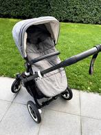 Bugaboo Buffalo kinderwagen grijs met meerijplank, Gebruikt, Bugaboo, Verstelbare duwstang, Ophalen