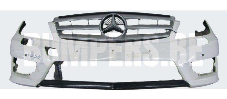 Bumper Mercedes C Klasse W204 AMG Facelif 11- A2048807847 Vo, Auto-onderdelen, Carrosserie, Bumper, Voor, Gebruikt, 6 maanden garantie