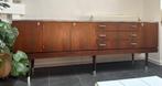 vintage mid-century dressoir kast, Huis en Inrichting, Ophalen, Gebruikt, Vintage jaren ’60/’70 in mid-century modern stijl, 200 cm of meer