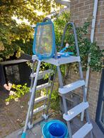 Zwembad intex met alle toebehoren, Tuin en Terras, Ophalen, Zo goed als nieuw, Ladder