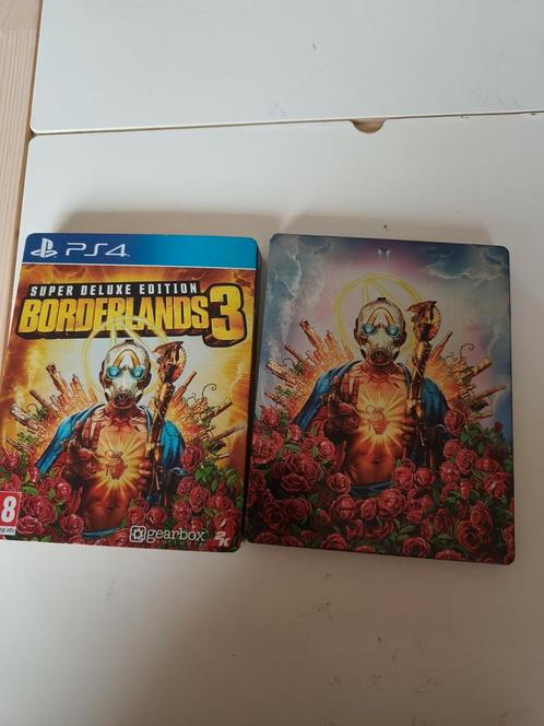 Borderlands 3 - Édition Super Deluxe Steelbook, Games en Spelcomputers, Games | Sony PlayStation 4, Zo goed als nieuw, Avontuur en Actie