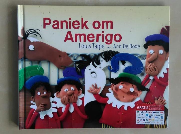 Paniek om Amerigo - Louis Talpe, Boeken, Kinderboeken | Jeugd | onder 10 jaar, Nieuw, Fictie algemeen, Ophalen of Verzenden