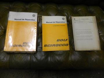  lot de revues technique VW Golf et scirocco . beschikbaar voor biedingen