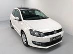 VW POLO 1.2i TOIT OUVRANT PANORAMIQUE CLIM GARANTIE 1 AN, Stof, Zwart, 1198 cc, Wit