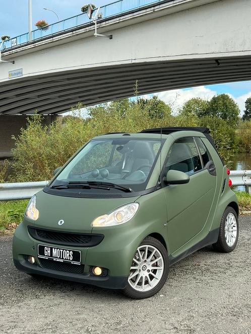 Smart Fortwo cabriolet automatique vert nardo mat, Autos, Smart, Particulier, ForTwo, ABS, Airbags, Air conditionné, Alarme, Bluetooth