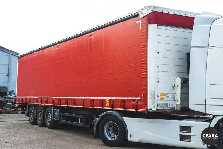 Schmitz Cargobull Tarpaulin taillift loadlift Dhollandia, Auto's, Vrachtwagens, Bedrijf, Te koop, Aanhangers en Opleggers, Overige brandstoffen