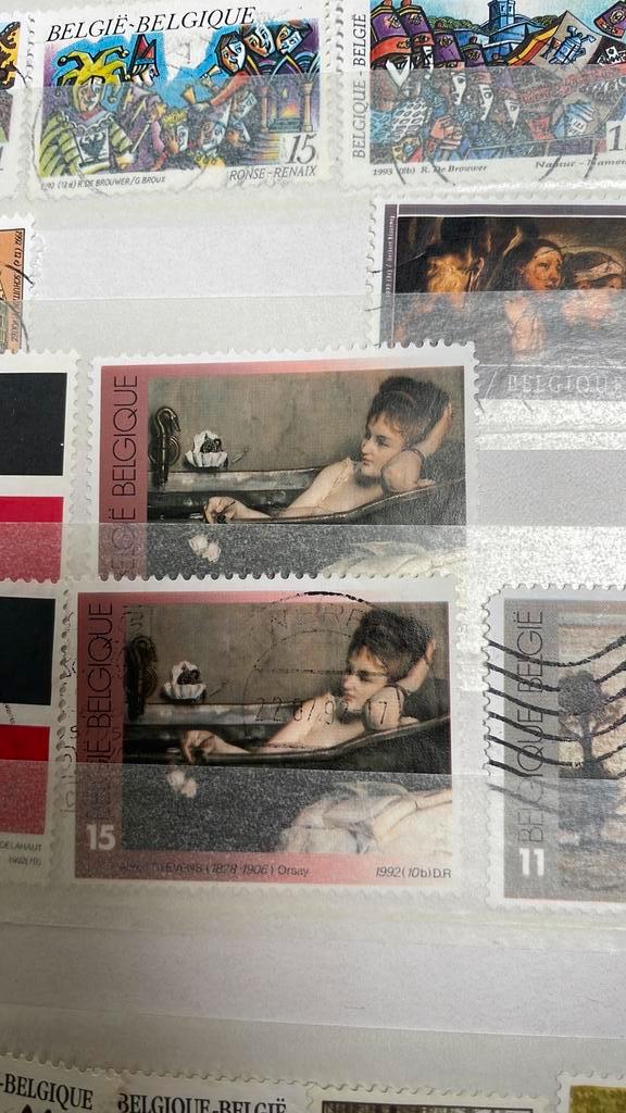 Postzegels Belgie 1990-1992 postfris en gestempeld, Postzegels en Munten, Postzegels | Volle albums en Verzamelingen, Ophalen