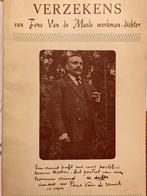 Verzekens van Fons Van de Maele werkman-dichter Erembodegem, Antiek en Kunst, Ophalen of Verzenden