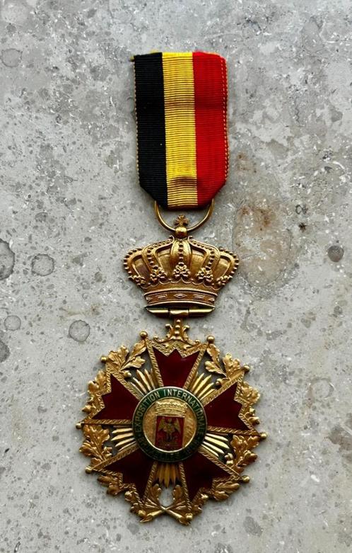 Medaille,  Brouwerij Bésème-Morlion Wetteren, Brussel 1909, Postzegels en Munten, Penningen en Medailles, Overige materialen, Ophalen of Verzenden