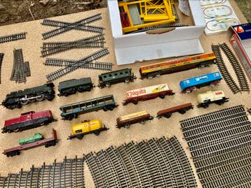 Gros lot / circuit de trains lima HO, Hobby & Loisirs créatifs, Trains miniatures | HO, Enlèvement ou Envoi, Lima