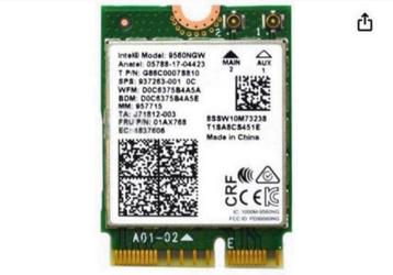 9560NGW Dual Band 1,73 Gbps Wireless Intel NGFF Key E wifi beschikbaar voor biedingen