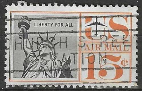 USA 1959/1961 - Yvert 58PA - Het Vrijheidstandbeeld (ST), Timbres & Monnaies, Timbres | Amérique, Affranchi, Envoi