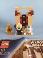 Lego Star Wars 4475 Jabba's Message compleet, Kinderen en Baby's, Ophalen of Verzenden, Zo goed als nieuw, Complete set, Lego
